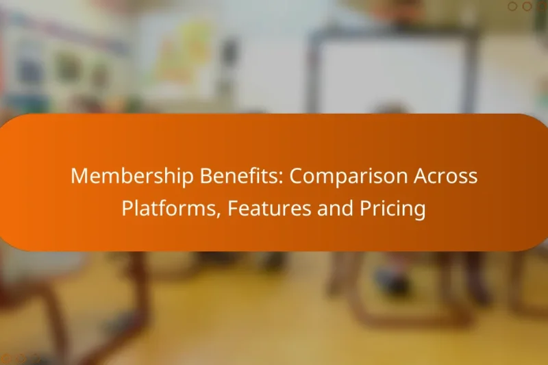 Membership Benefits: Comparison Across Platforms, Features and Pricing